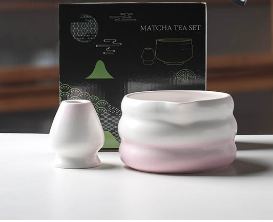 Cherry Blossom Matcha Kit with Chawan Bowl | Sakura Yuki | IKONIC+ UK